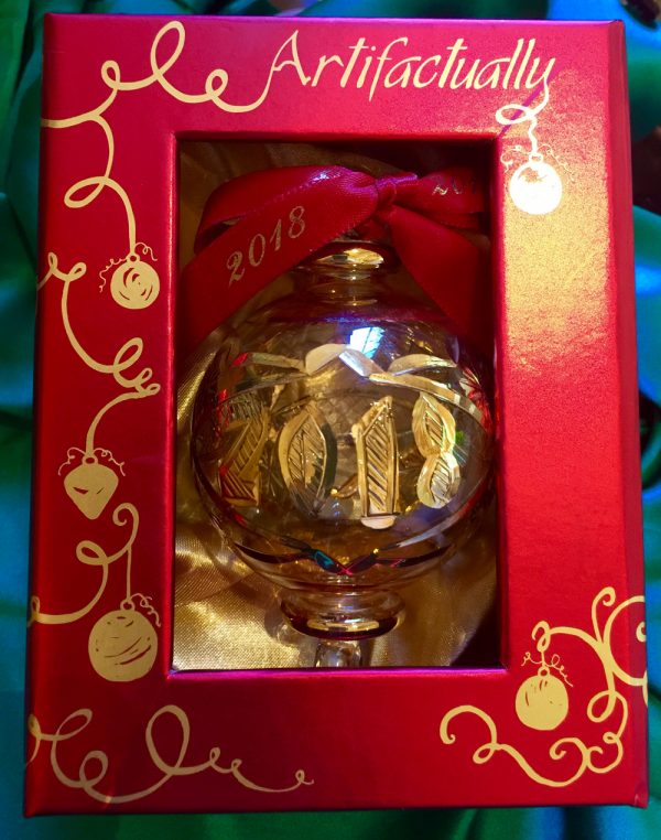 2019 Year Ornament - Gold - Image 2