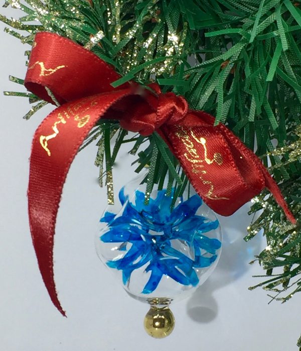 Firecracker Ornament (XS) ~ Blue