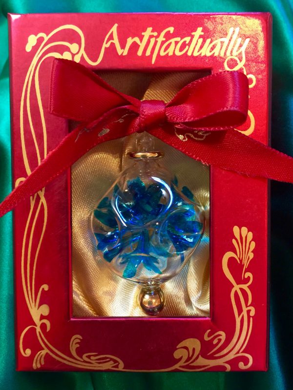 Firecracker Ornament (XS) ~ Blue - Image 2
