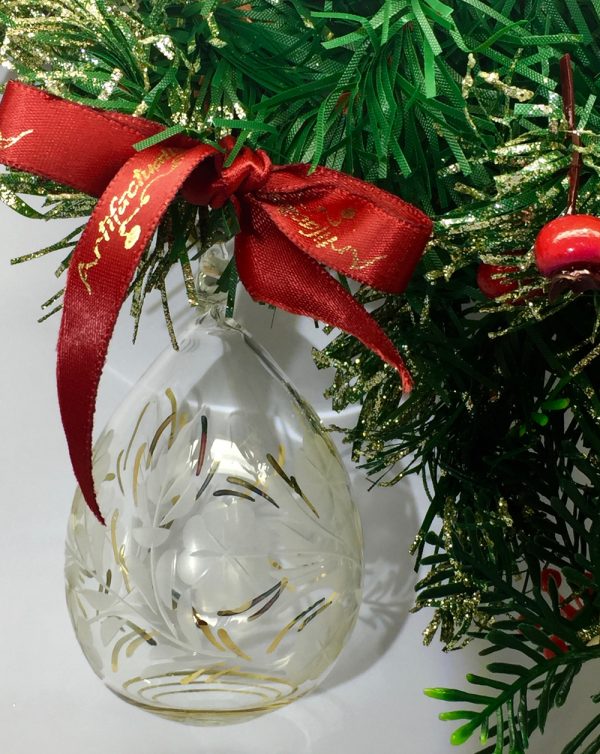 Floral Egg Ornament (XS,S,M) ~ Gold