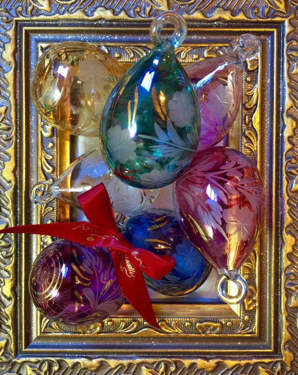 Floral Egg Ornament (XS,S,M) ~ Red - Image 3