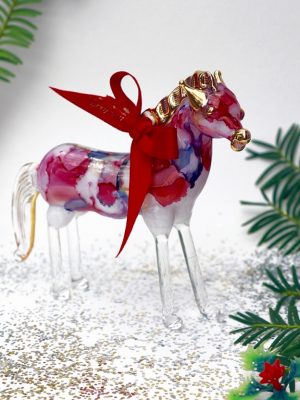 Horse - Marbled Pink