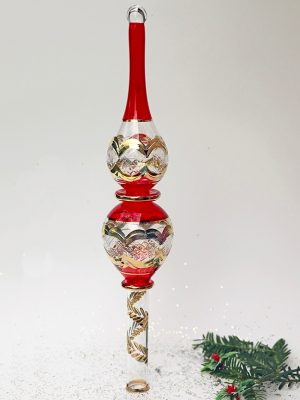 Tree Topper Victorian (L-35cm) ~ Red