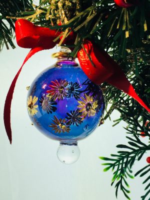 Stardot Flash Ornament (S) ~ Blue