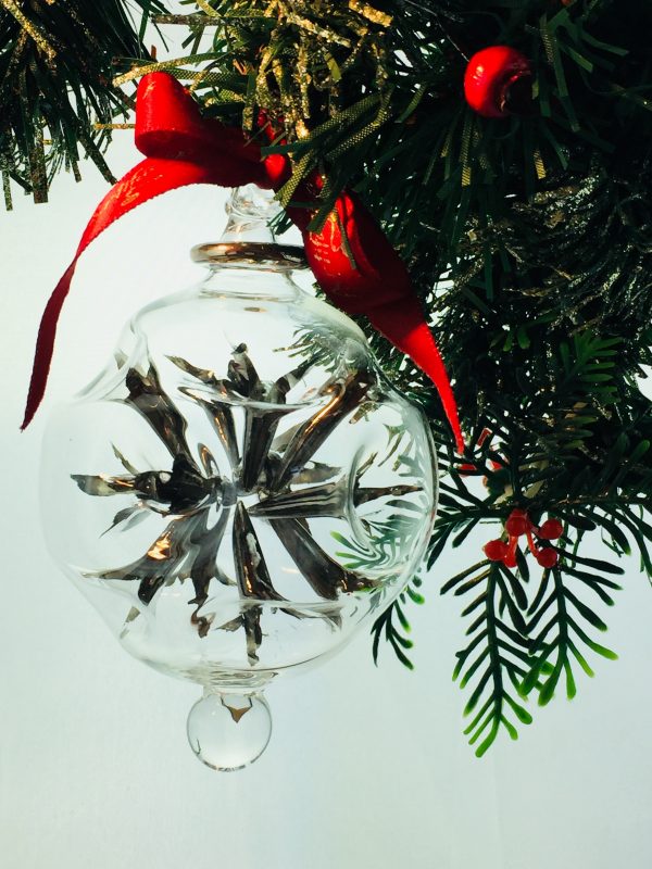 Firecracker Ornament  (XS) ~ Silver