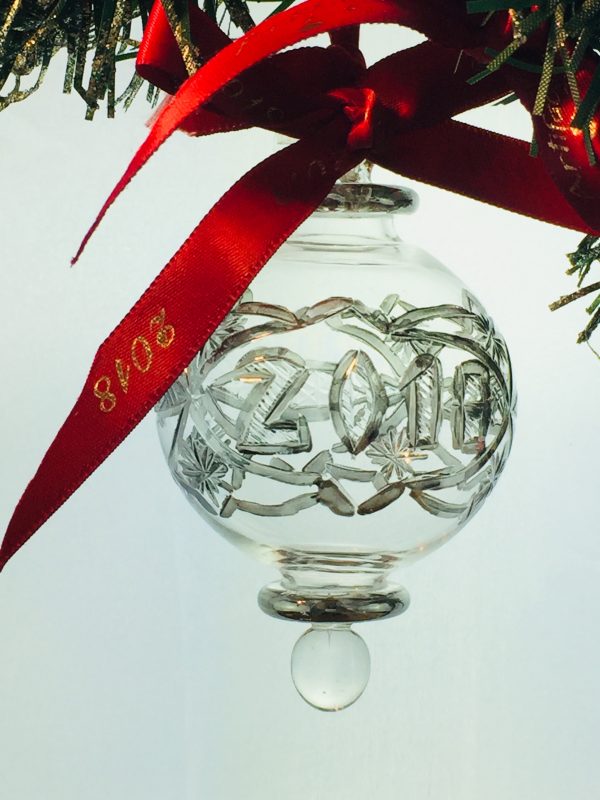 2019 Year Ornament - Silver