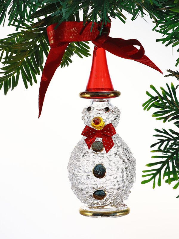 Snowman Frosty - Pointy Hat Red