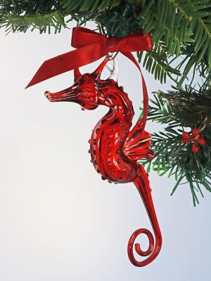 Seahorse - Large Red