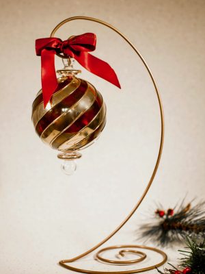 1 Arm Ornament Stand (XXL - 13") ~ Gold
