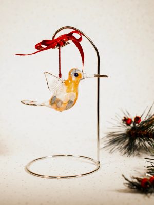 1 Arm Ornament Stand (Medium - 8") ~  Gold