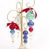 4 Arm Ornament Stand (Large - 14") ~ Brass