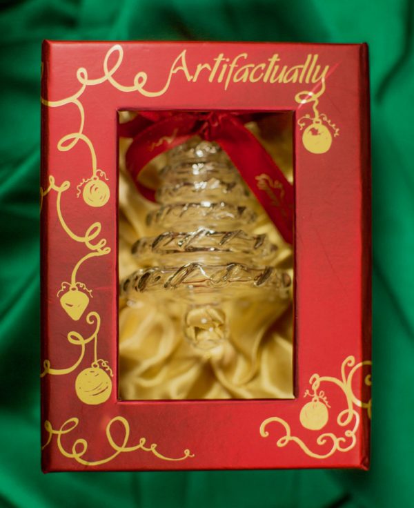 Christmas Tree - Frilly - Silver - Image 2