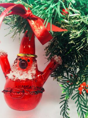 Santa Ornament - Red - L (8cm)