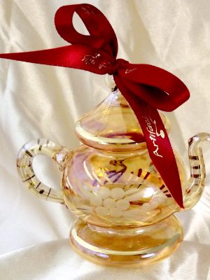 Teapot Floral - Yellow