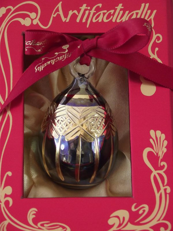 Regal Egg Ornament (XS) ~ Blue - Image 2