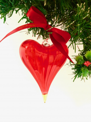 Classic Heart (M) ~ Christmas Red