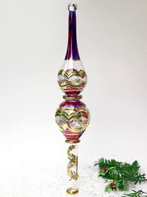Tree Topper Victorian (L-35cm) ~ Purple