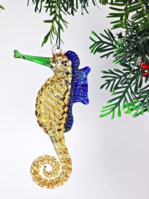 Seahorse Crystal - Medium Yellow
