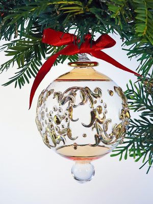 Raised Ring Garland Ornament (M,L) ~ Yellow
