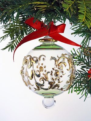 Raised Ring Garland Ornament (M,L) ~ Green