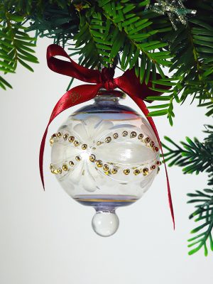 Victorian Frost Ornament -(M,L) ~ Blue