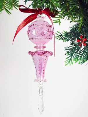 Chandelier Crystal Drop (M) ~ Pink