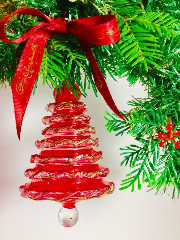 Christmas Tree - Frilly - Neon Red