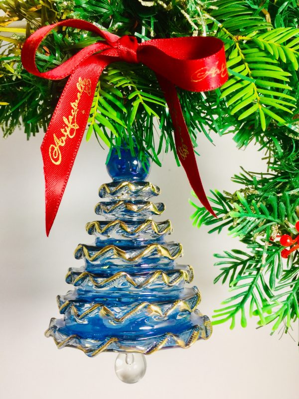 Christmas Tree - Frilly - Blue