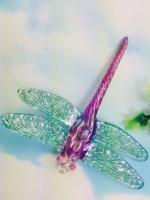 Dragonfly - Green Wings (purple body)