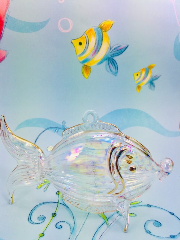 Fish Swirl - Clear/Gold - Image 2