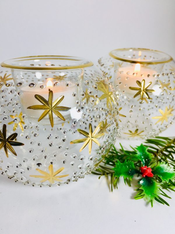 Candle Star Dot - Gold/Silver (Pair) - Image 4