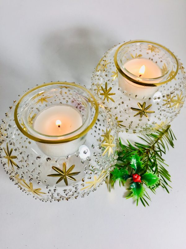 Candle Star Dot - Gold/Silver (Pair) - Image 3