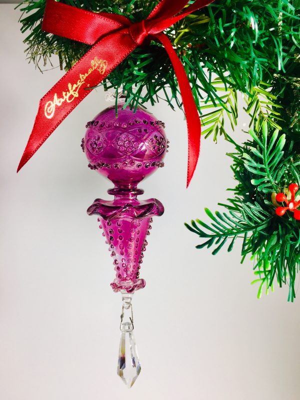Chandelier Crystal Drop (M) ~ Purple