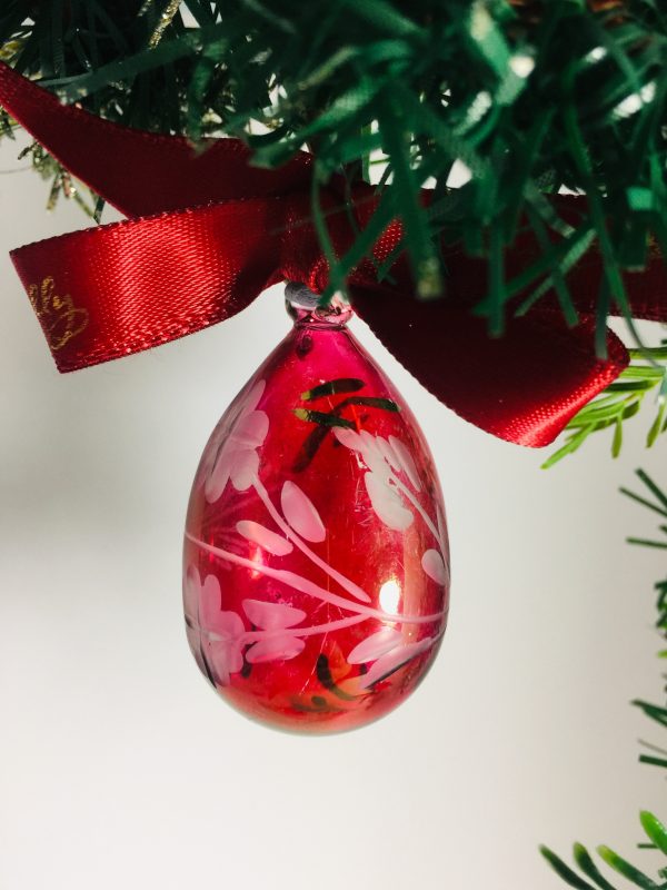 Floral Etched Egg (XS) ~ Gift Boxed - Image 6