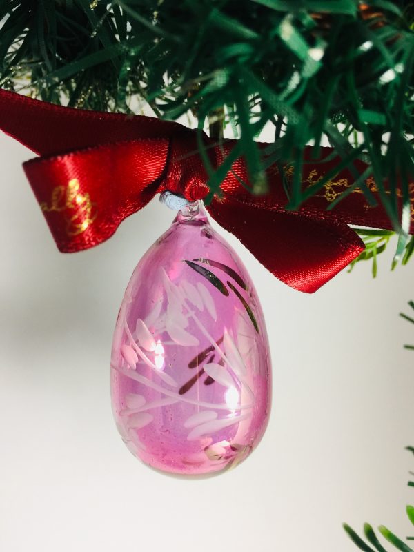 Floral Etched Egg (XS) ~ Gift Boxed - Image 7