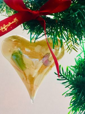 Marbled Heart (M,L) - Yellow