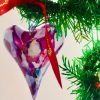 Marbled Heart (M,L) - Purple