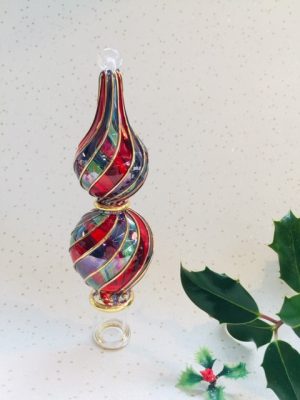 Tree Topper Triple Stripe (M-20cm) ~ Multi