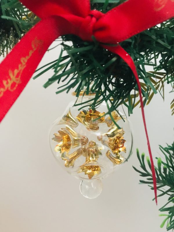Firecracker Ornament - Gold  - L (8cm)