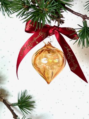Kiss Bauble (XS) ~ Yellow