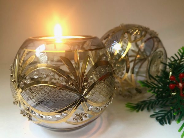 Candle Raised Garland - Ice Blue (Pair) - Image 3