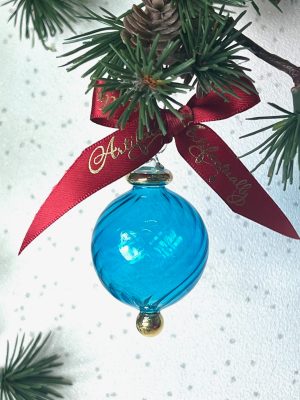 Swirl Ball Ornament (XS,M,L,XL) ~ Blue