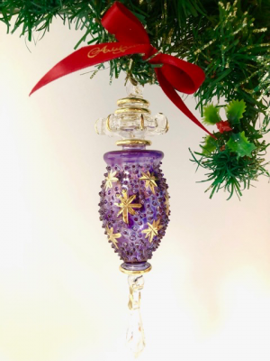 Stardot Crystal Drop (L) ~ Purple
