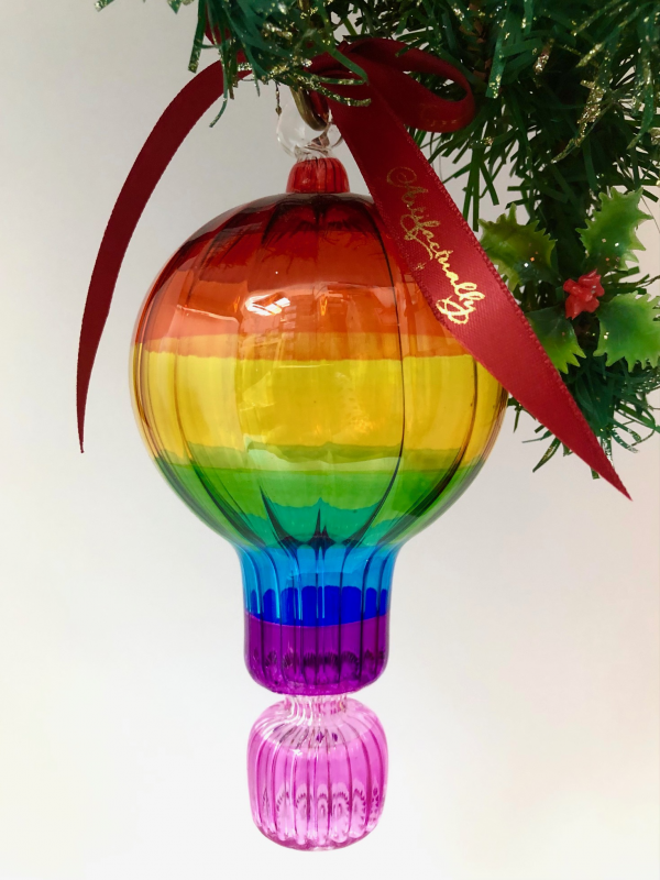Balloon Ornament (L) ~Rainbow Multi