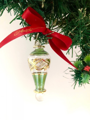Victorian Etch Drop (S) ~ Green