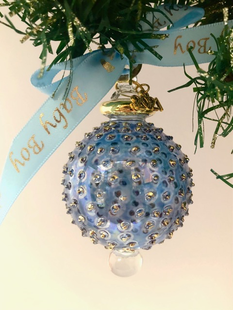 In This House We Bleed Blue Bulb Ornament – Brave New Look