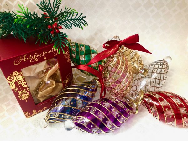 Diagonal Dot Ornament Oblong (M,L) ~ Pink - Image 2