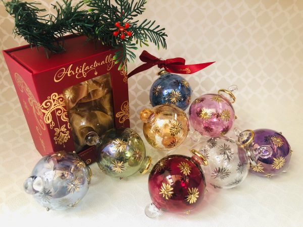 Starflash Ornament (M) ~ Cranberry Red - Image 2