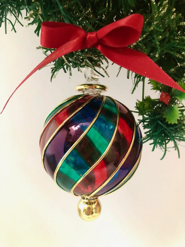 Triple Stripe Ornament (XS,S,M,L) ~ Multi Bold