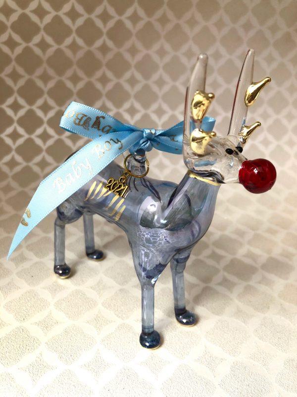 Baby's 2024 Reindeer ~ Blue